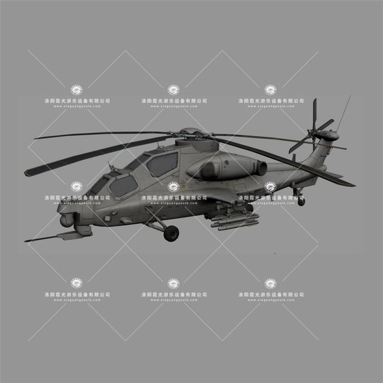 本溪武装直升机3D模型